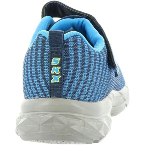 Skechers Boys Blue Athletic Shoes With Velcro Strap & Comfortable Sole - 5 Tod - Picture 5 of 5